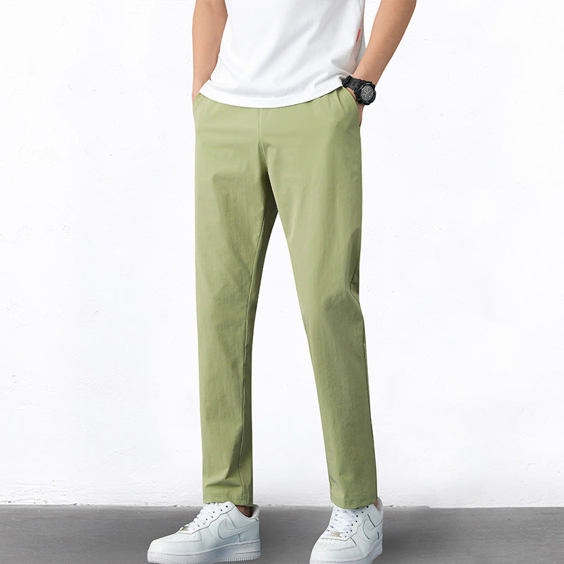 Casual Pants Micro-elastic Slim Slimming Feet Nine-point Pants Boys