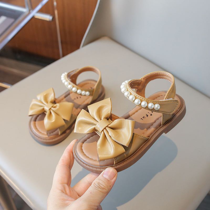 Girls' Fashion Bowknot Soft-soled Toddler Shoes