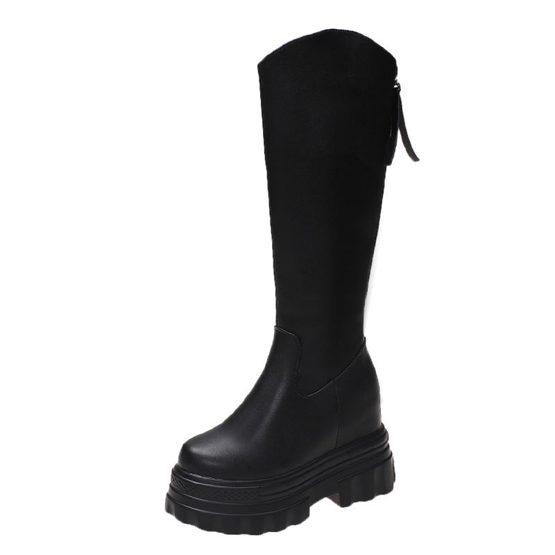 Women's Korean Style Slim But Knee Boots