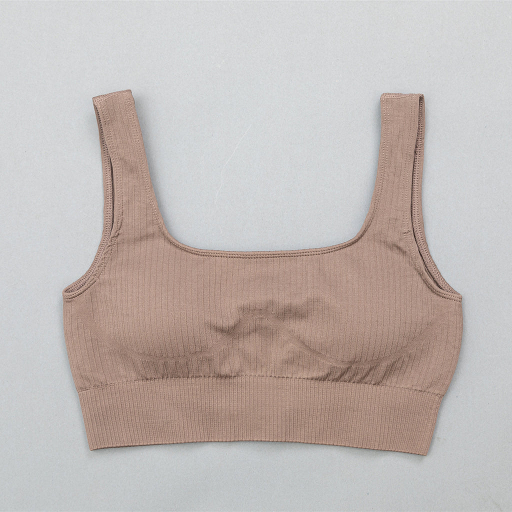 Seamless Women Yoga Set Sports Bra Shorts