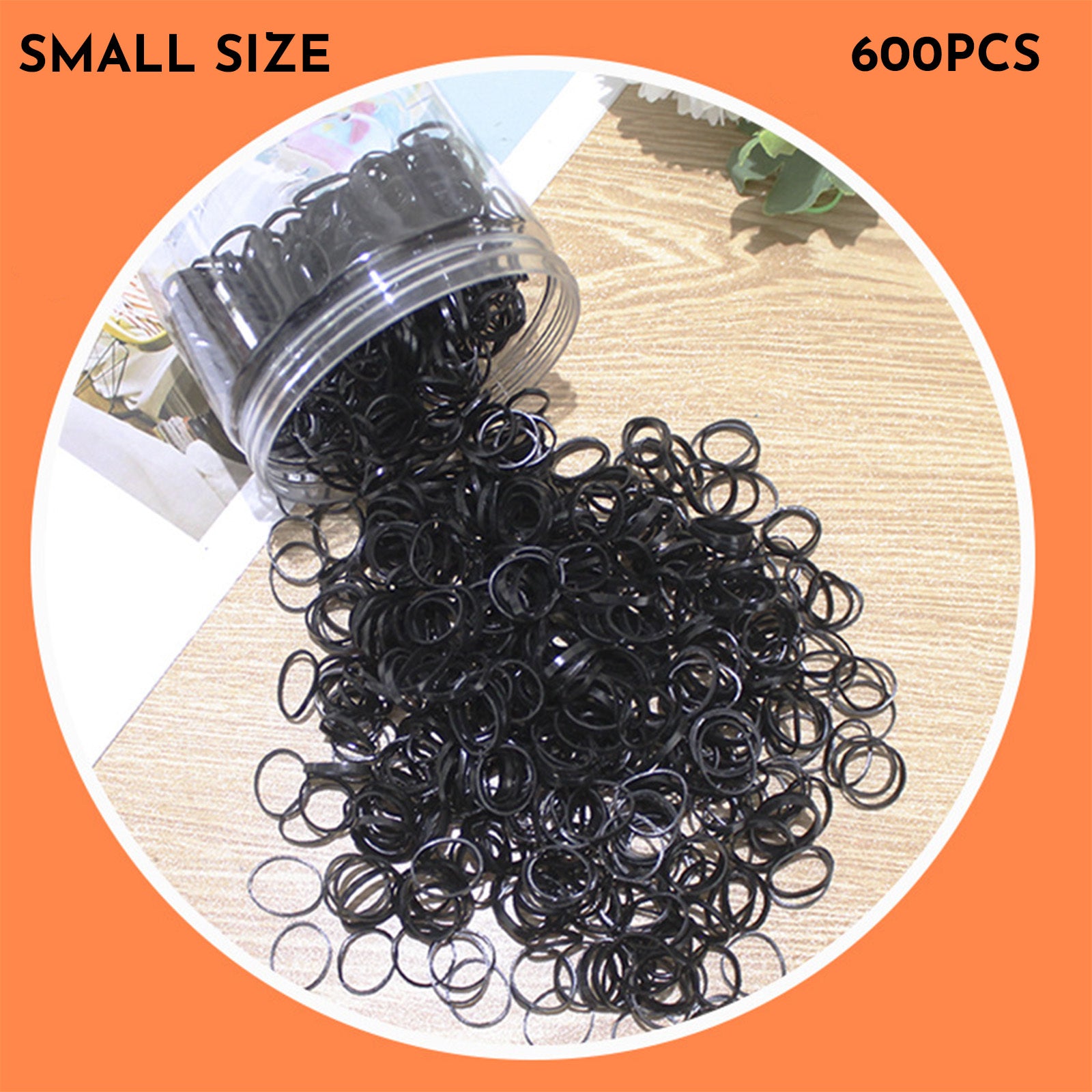 Baby Hair Ties Hair Rubber Bands For Toddler Infants Kids Girls Thin Small Hair Elastics TPU 300 600 Piece Pack