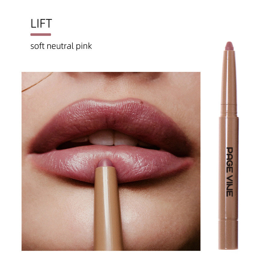 Matte Double-headed Silky Polypeptide Lip Liner