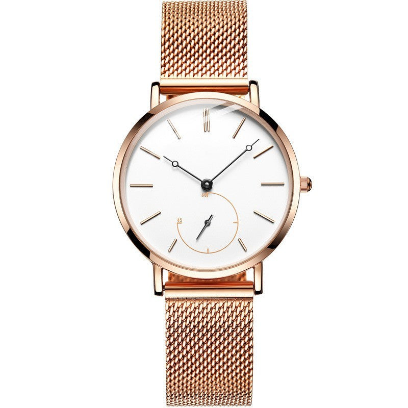 Small Dial Waterproof Quartz Women's Watch