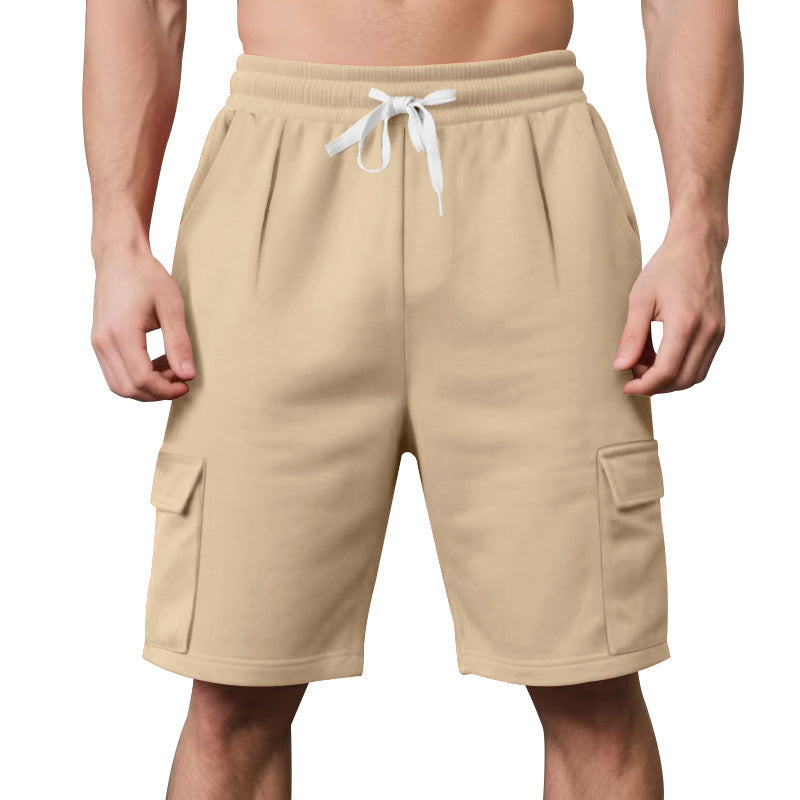 Men's Summer Sports Breathable And Loose Tooling Multi-pocket