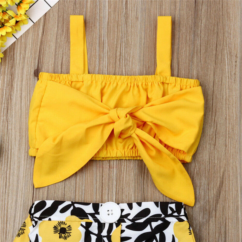 Two-piece floral skirt