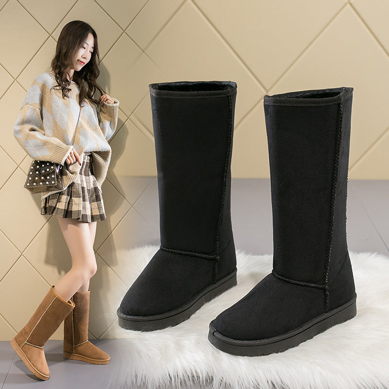 European And American Women's High Top Snow Boots
