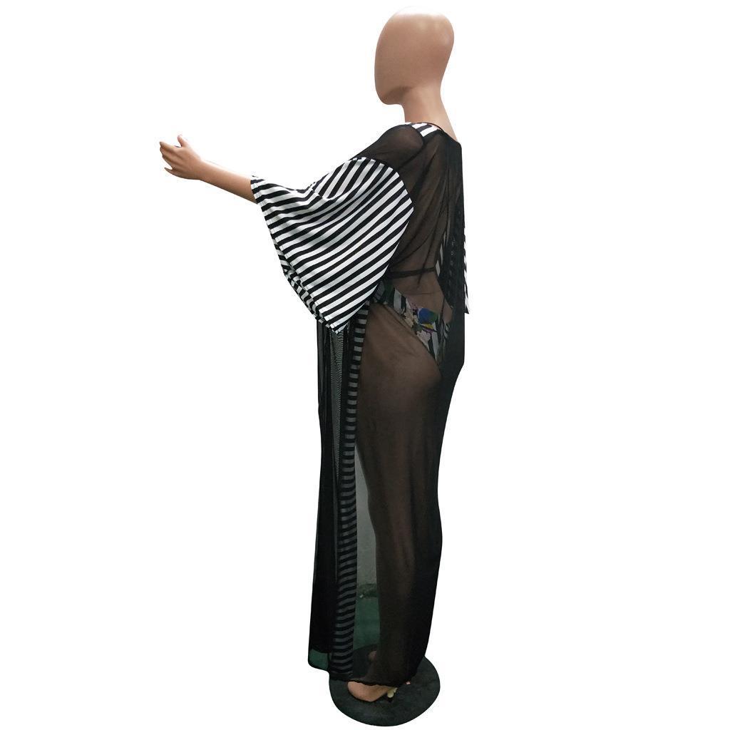 Mesh Swimsuit Elastic Swimsuit Big Size Women Swimwear