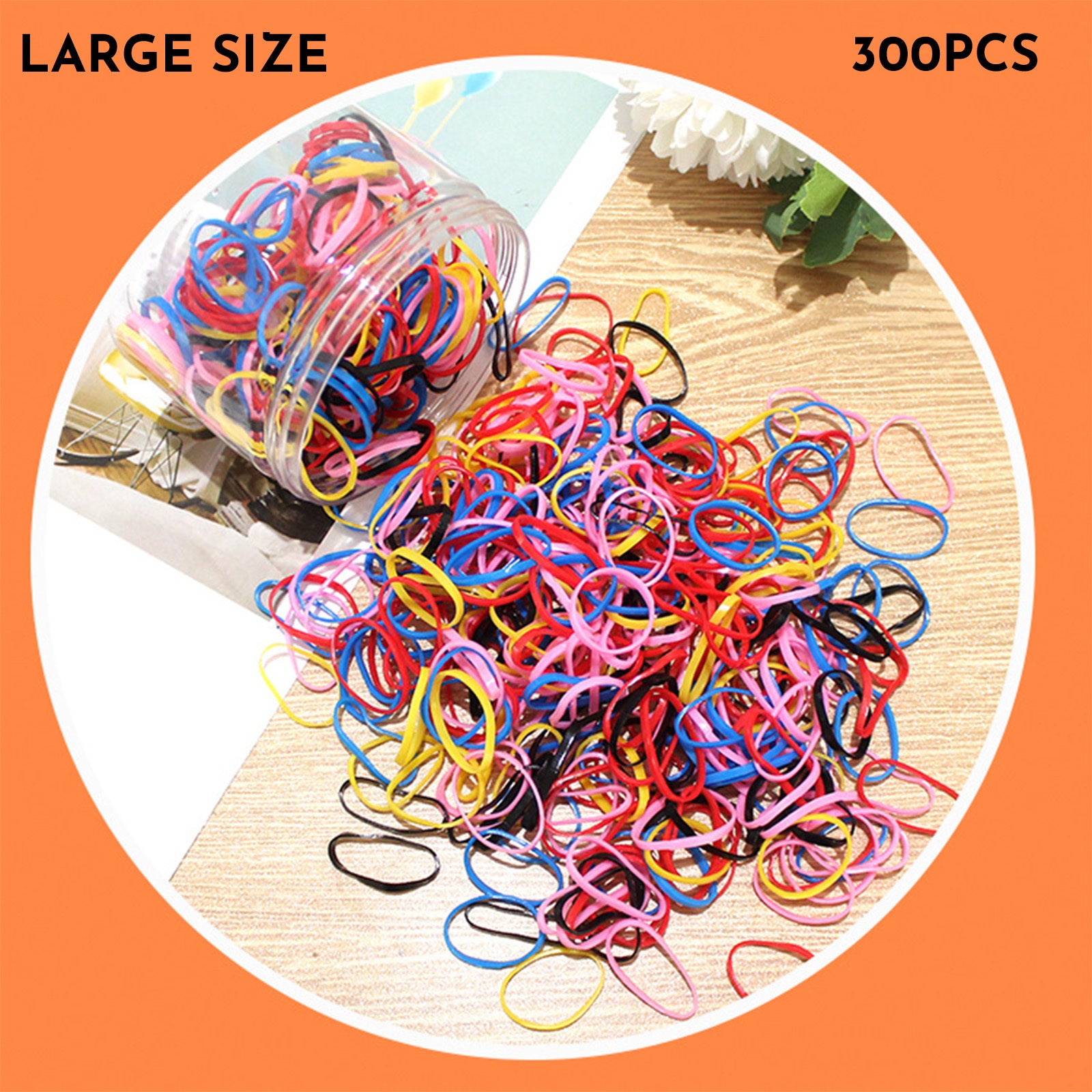 Baby Hair Ties Hair Rubber Bands For Toddler Infants Kids Girls Thin Small Hair Elastics TPU 300 600 Piece Pack