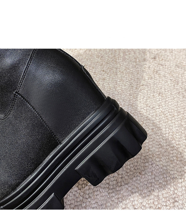 Women's Korean Style Slim But Knee Boots