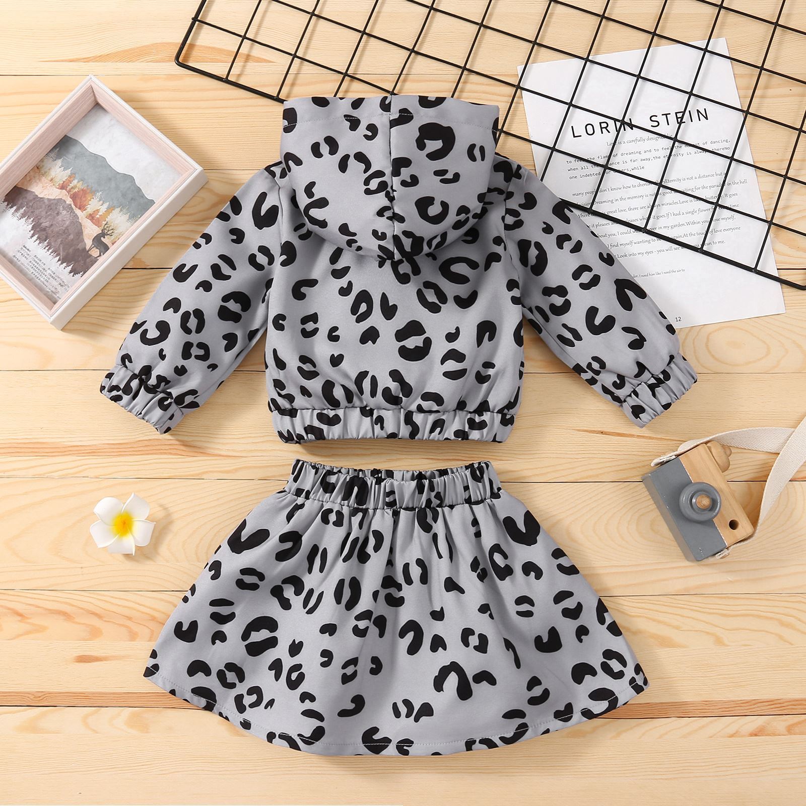 1-6 Year Old Toddler Girl Clothes Suit Hooded Sweater