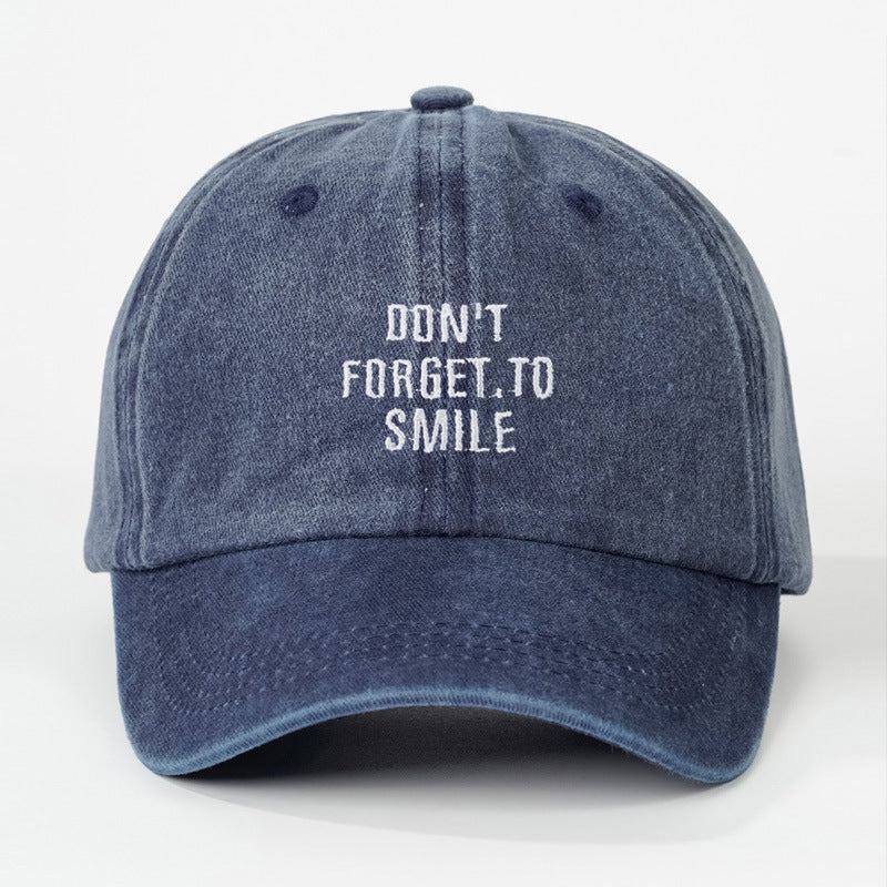 Washed Baseball For Men And Women Sun-poof Peaked Cap