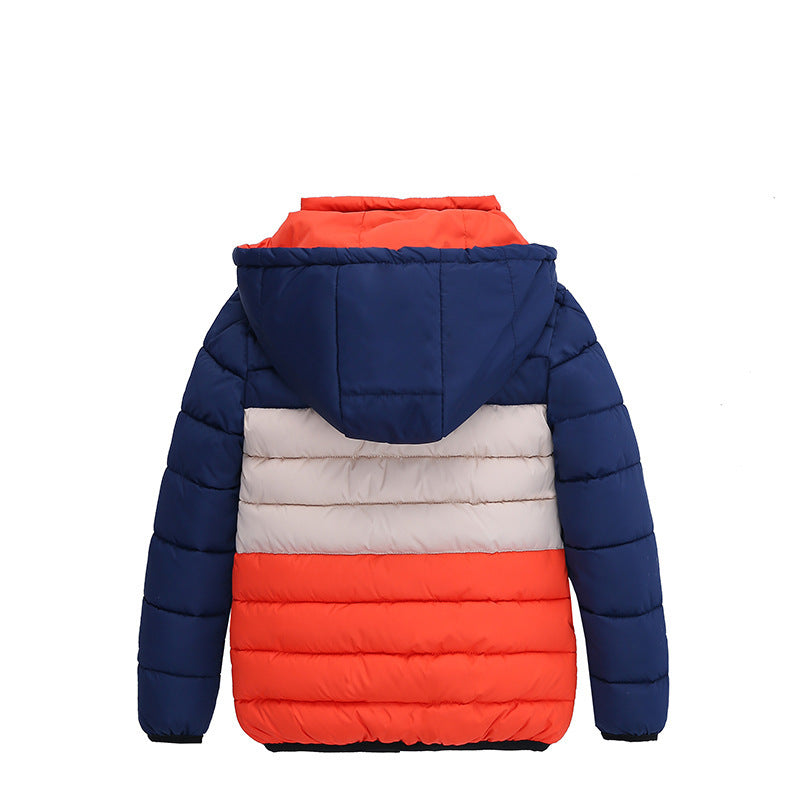 New Children Neutral Striped Silk Cotton Jacket Cotton
