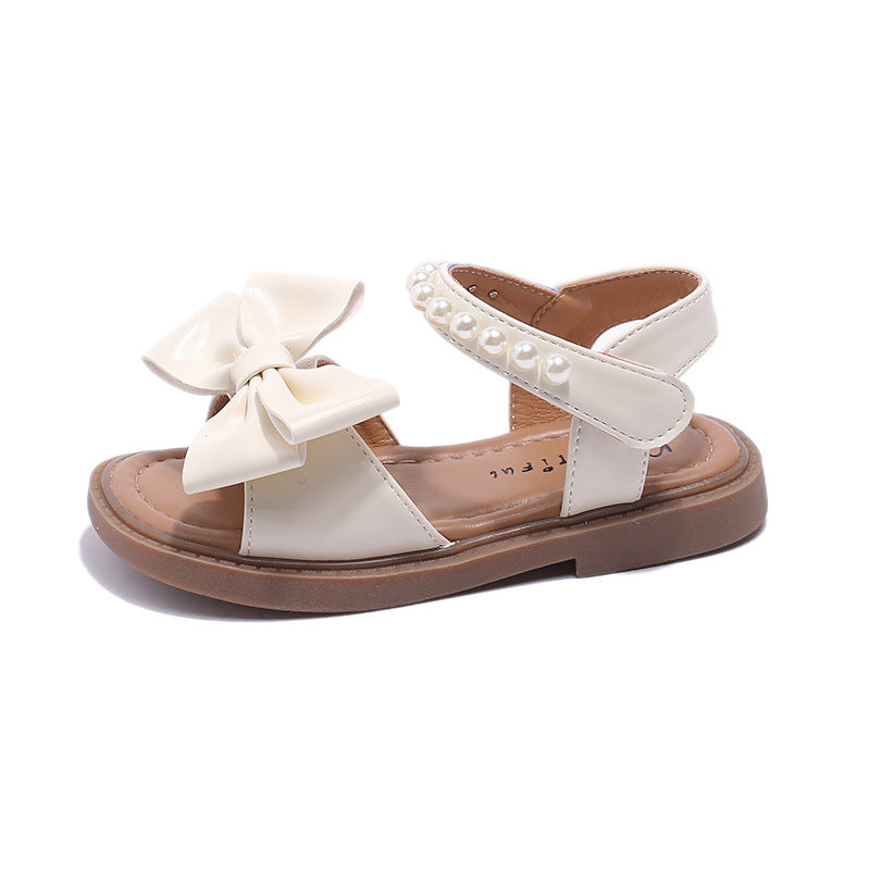 Girls' Fashion Bowknot Soft-soled Toddler Shoes