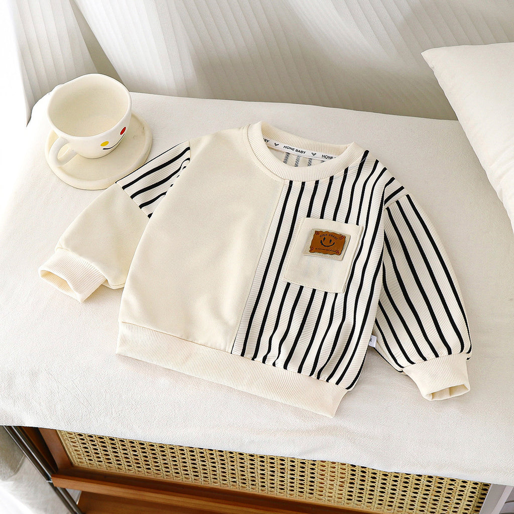 Round Neck Long-sleeved Sweater For Boys And Girls