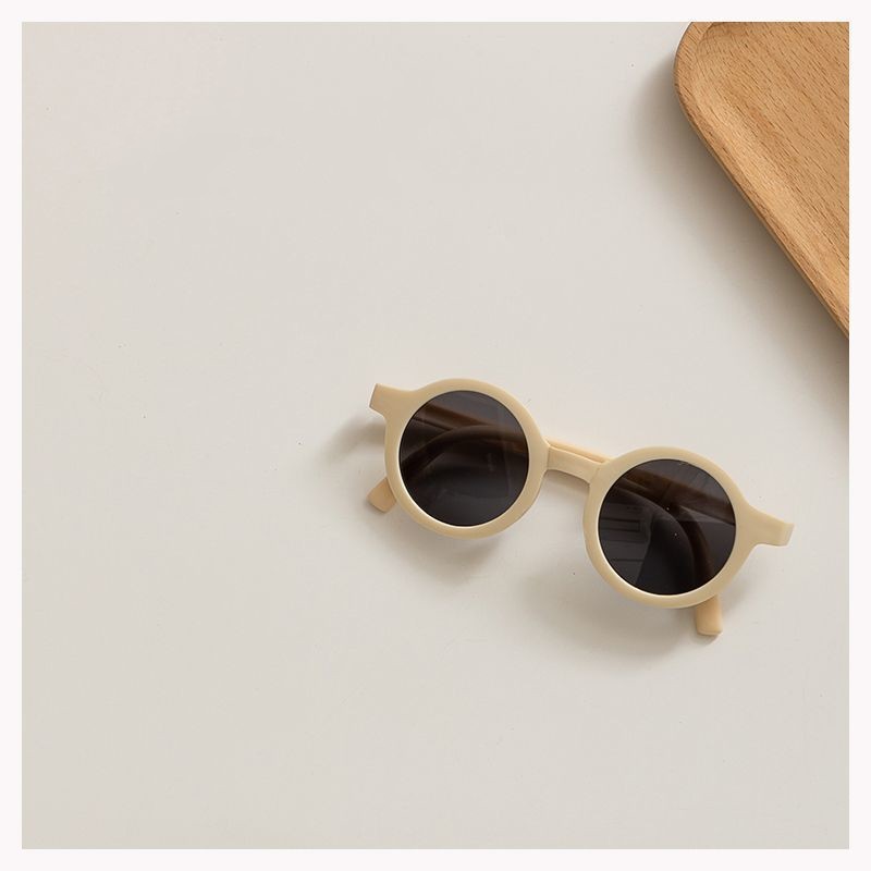 Foldable Morandi Color Children's Sunglasses