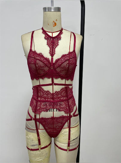 Explosive New Lace Fashion Body Sculpting Underwear Split Suit