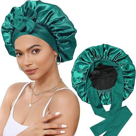 Double-layer Satin Ribbon Bowknot Artificial Silk Beauty Toupee