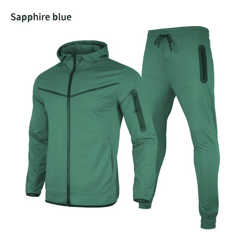 Hooded Sports Leisure Suit Men's Suit