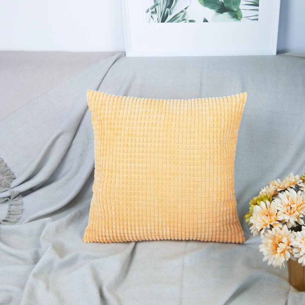 Corn Kernels Pillowcase Nordic Ins Style Solid Color Home Without Core