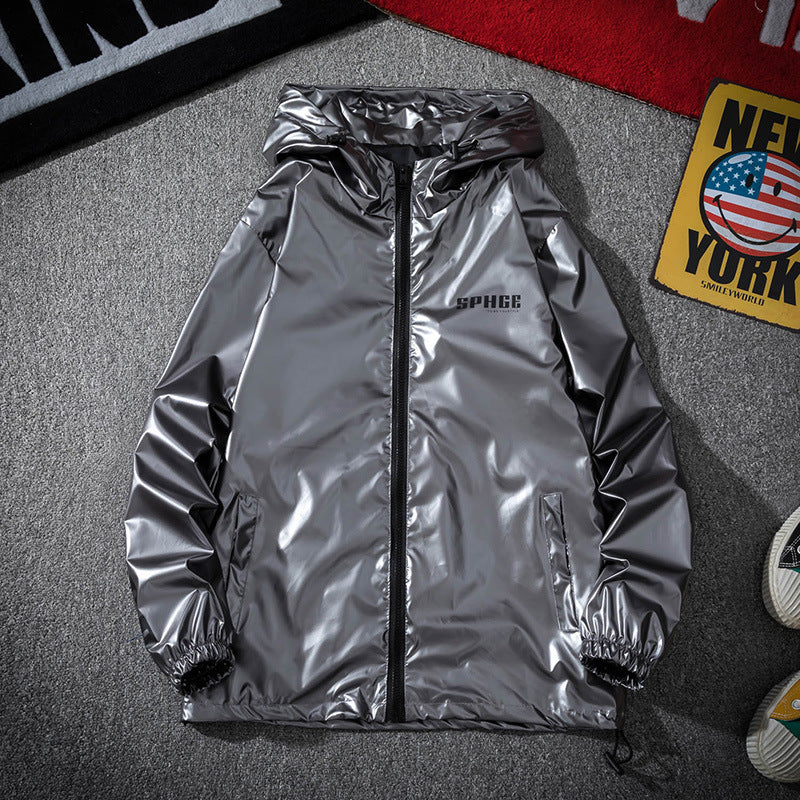 Men's Hooded Jacket Korean-style Slim-fit Casual Jacket
