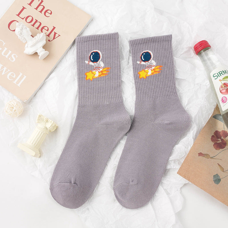 Fashion Cute Japanese Cartoon Thickened Stockings For Men