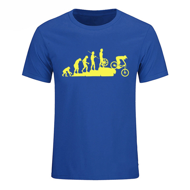 Round neck short sleeve T-shirt