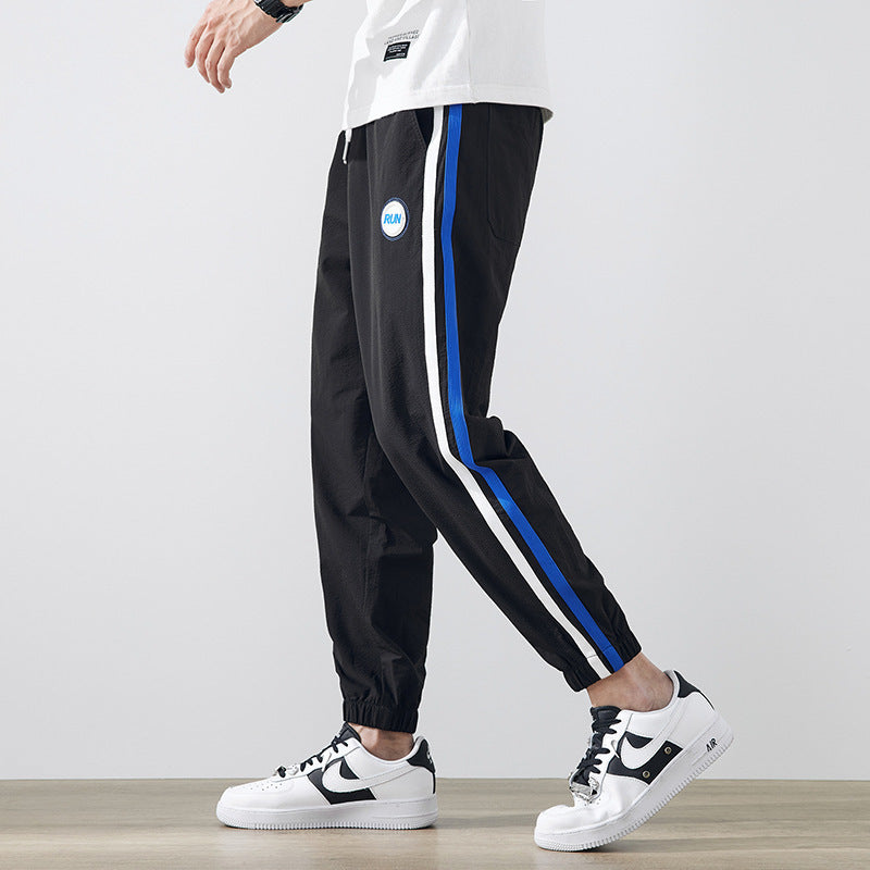 Men's Ultra-thin Ice Silk Sports Pants Tide Brand