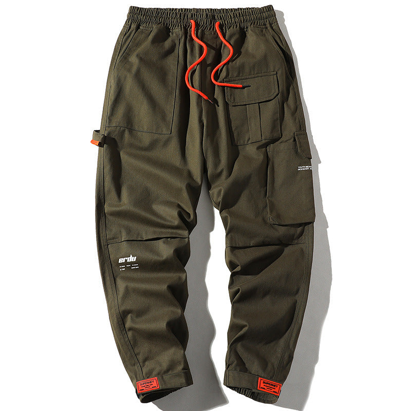 Trendy Hong Kong Style Big Pocket Cargo Pants