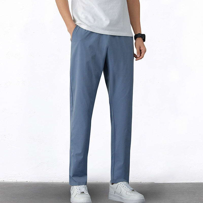 Casual Pants Micro-elastic Slim Slimming Feet Nine-point Pants Boys
