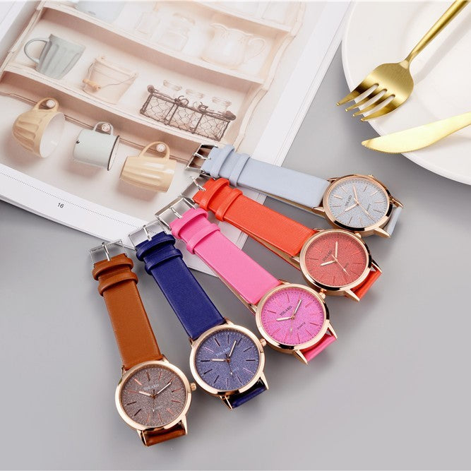 PU belt watch