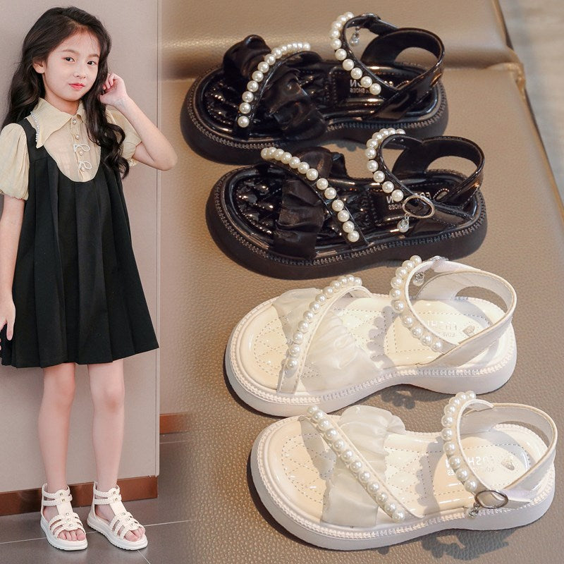 Fashion Toe Flat Princess Shoes Little Girl