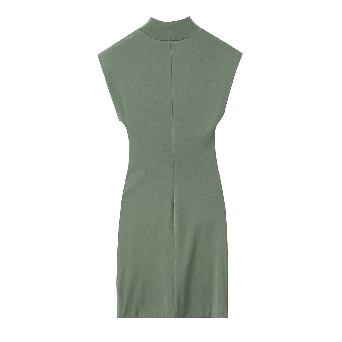 Autumn Women's Pleated Decoration Slim Fit Dress