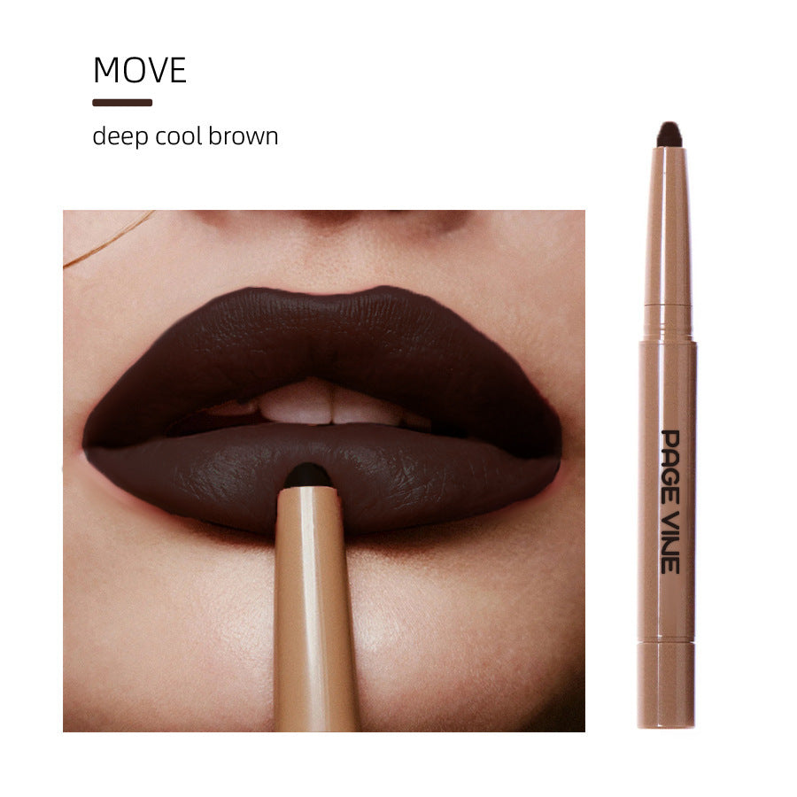 Matte Double-headed Silky Polypeptide Lip Liner
