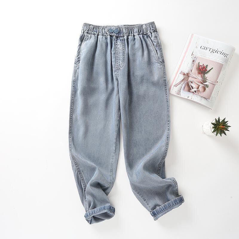 Slim Jeans That Loosen The Waist