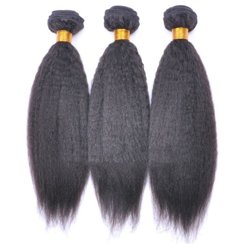 kinky straight real hair
