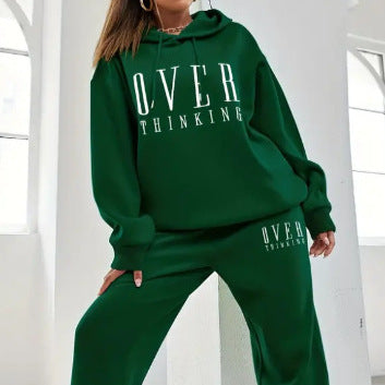 Thick Casual Hooded Long Sleeve Sweater Exercise Workout Outfit
