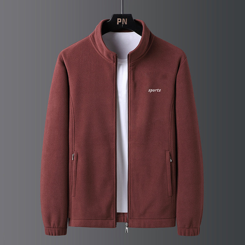 Fashion Men's Casual Plus Velvet Padded Jacket