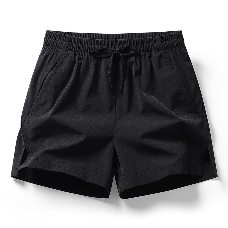 Sports Shorts Slit Women's Ice Silk Leisure Stretch