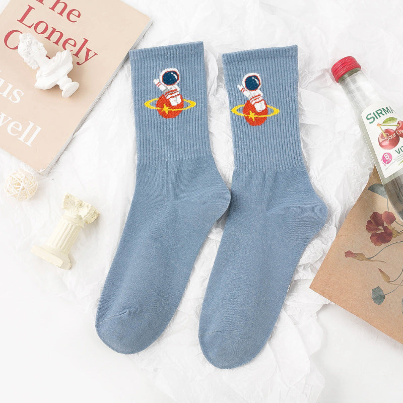 Fashion Cute Japanese Cartoon Thickened Stockings For Men