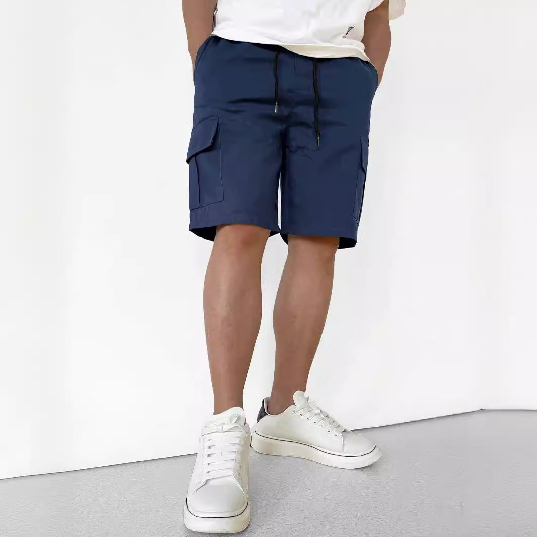 European And American Men's Summer Sports Casual Oversized Cargo Pants Shorts