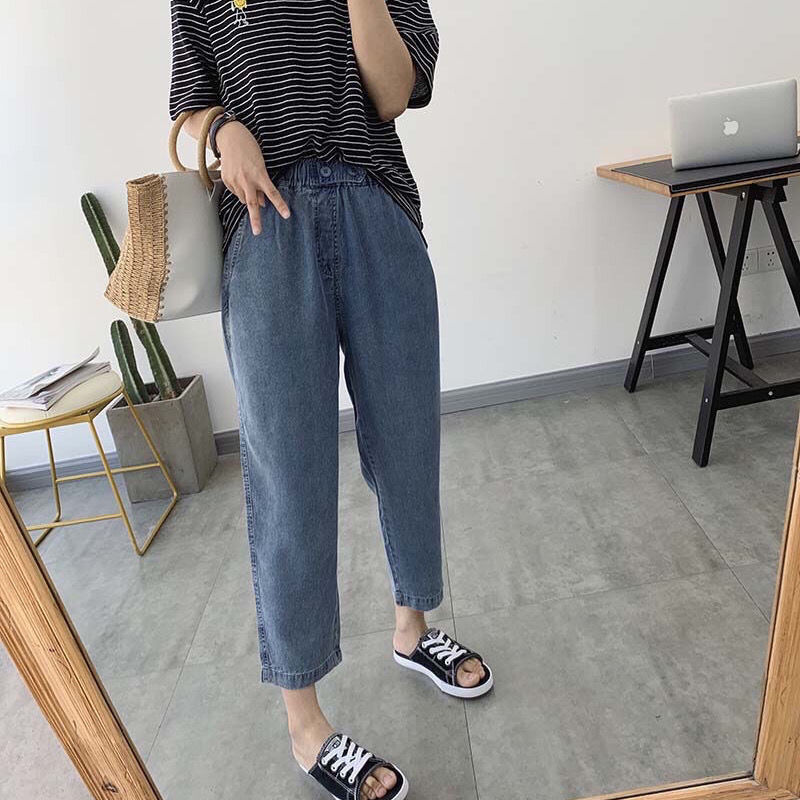 Slim Jeans That Loosen The Waist