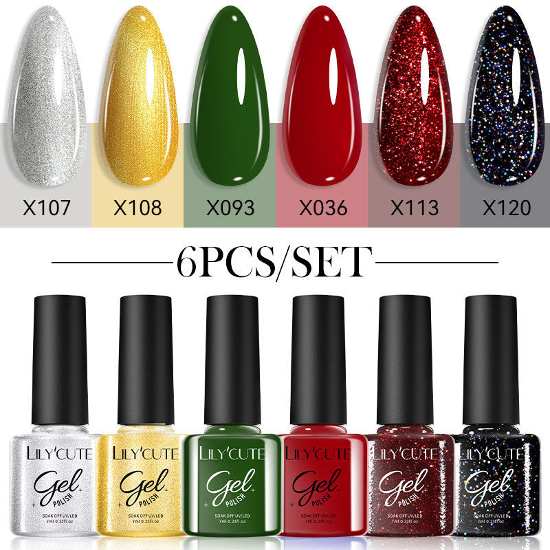 Solid Color UV Polish Glitter Suit UV Polish
