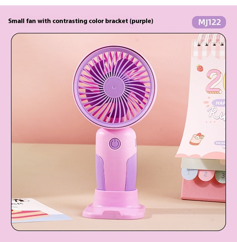 Rechargeable Handheld Desktop Portable Little Fan USB Electric Fan