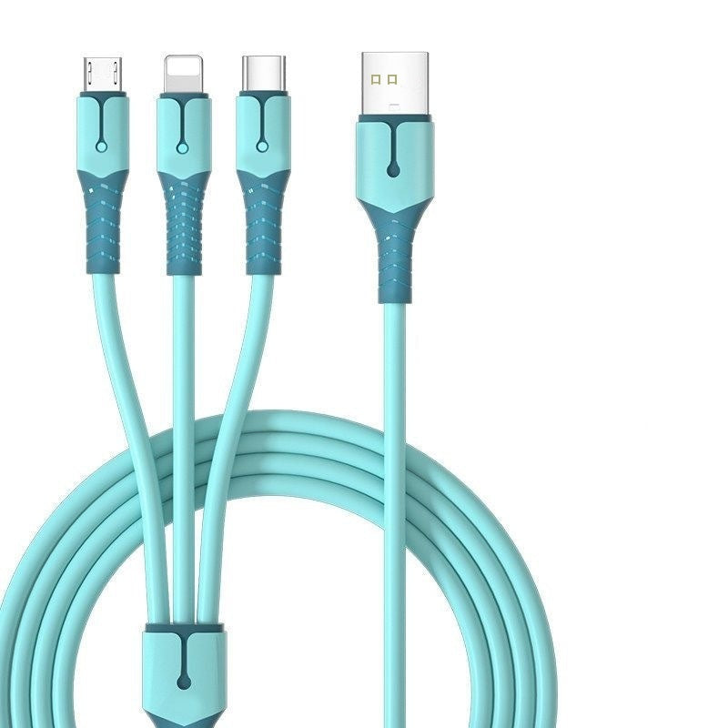 5A Super Three-in-one Data Cable Charging Cable