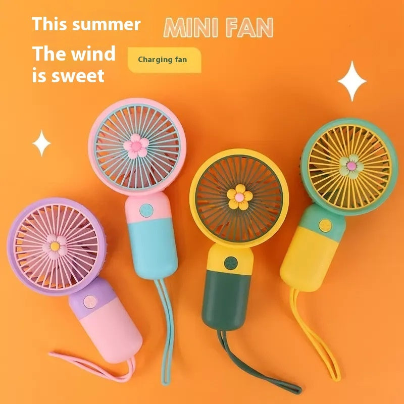 Rechargeable Handheld Desktop Portable Little Fan USB Electric Fan