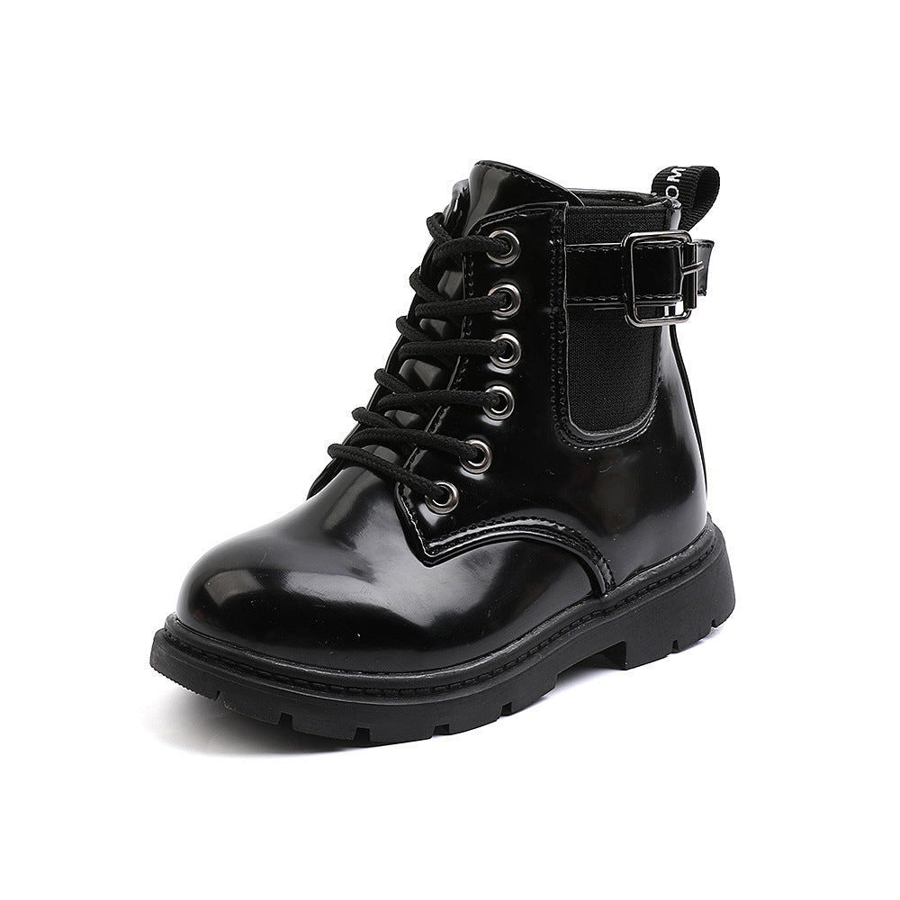 Autumn British Style Childrens Martin Boots
