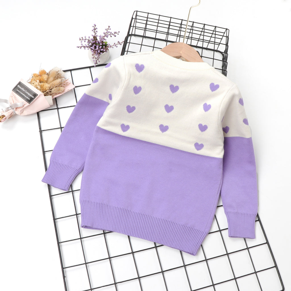 Children's cute long sleeve sweater