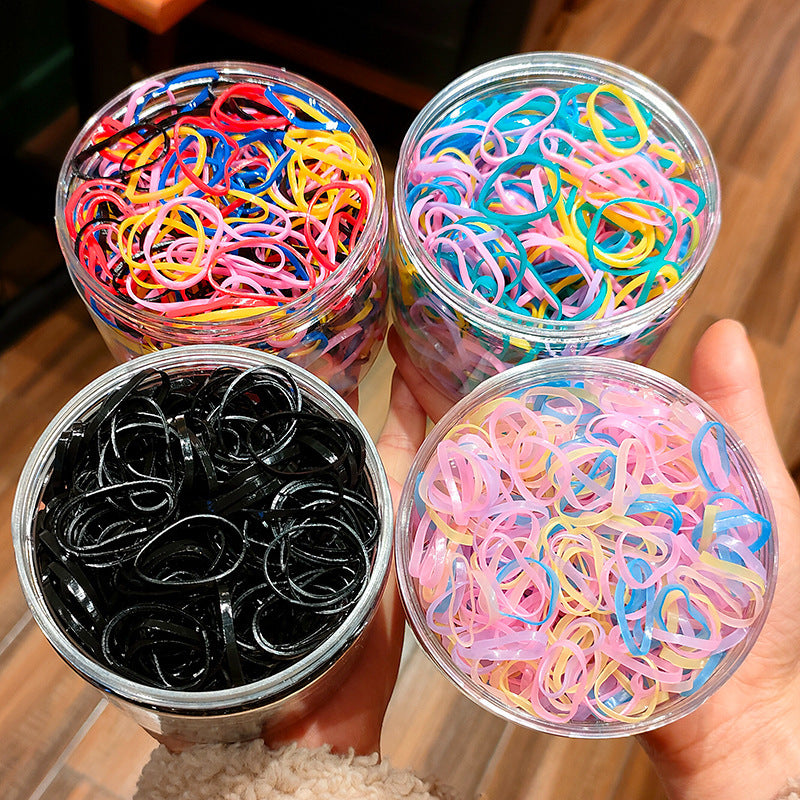 Baby Hair Ties Hair Rubber Bands For Toddler Infants Kids Girls Thin Small Hair Elastics TPU 300 600 Piece Pack