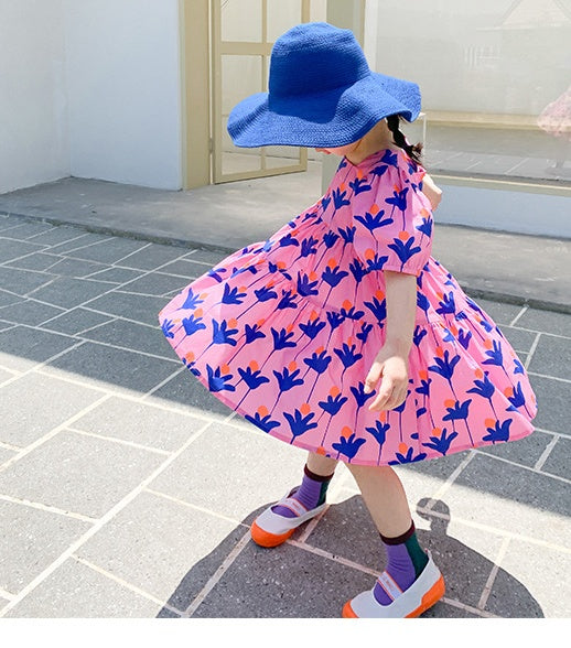 Children Flower Dress Summer Girl Is Lovely