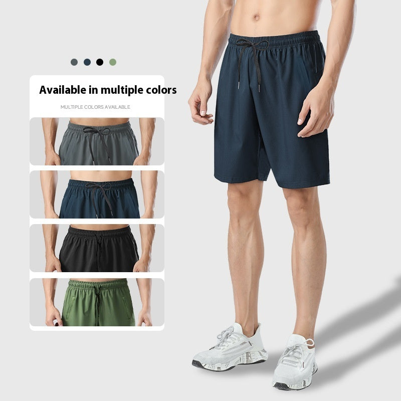 Men's Breathable Training Cool Pants Cropped Pants